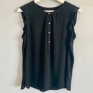 LOFT Ruffle Sleeve Blouse